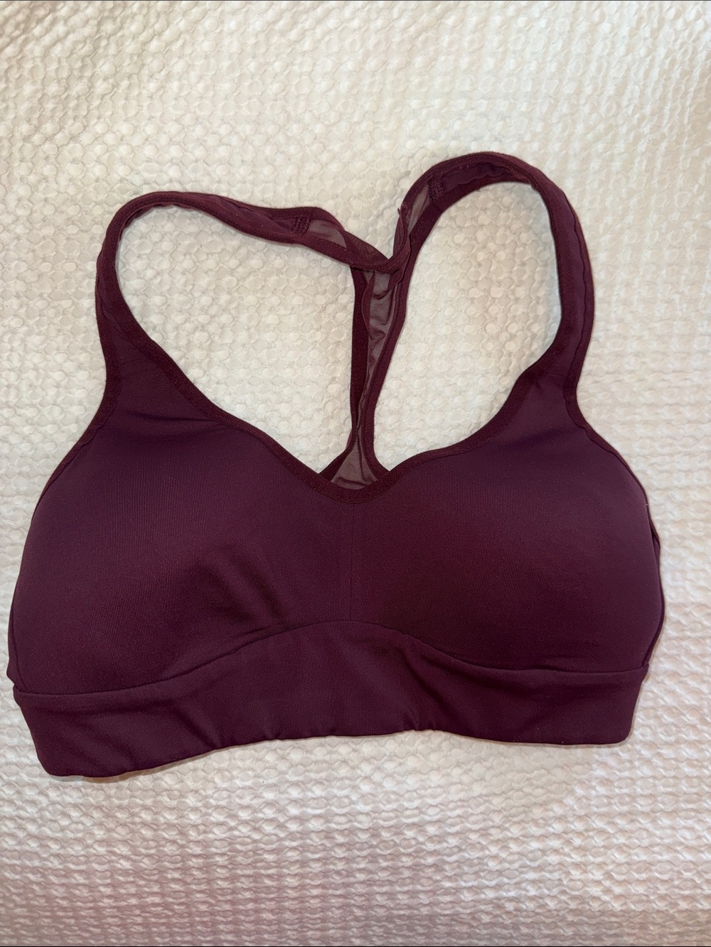 Lululemon Women’s Racerback Sports Bra - Deep Burgundy Size 4